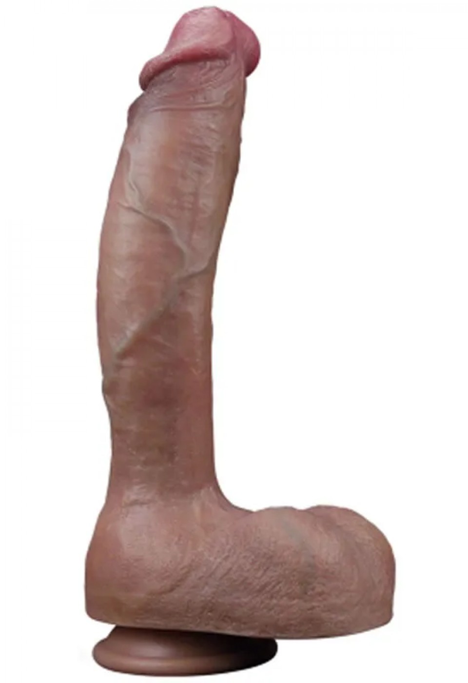 10.5'' Dual Layered Platinum Silicone Realistik Dildo 27 cm