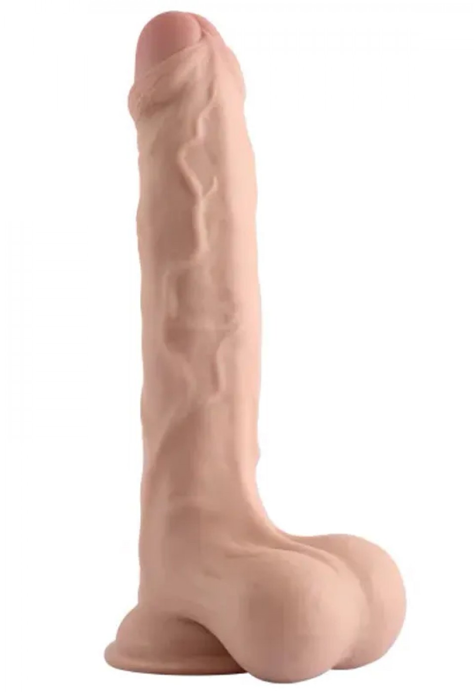 10" Dual Layer Oynar Derili Gerçekçi Penis 25 cm