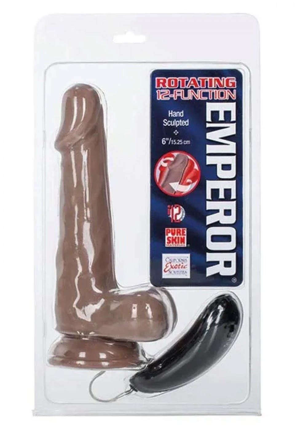12 Fonksiyonlu Oynar Başlı 21 cm Dildo Melez
