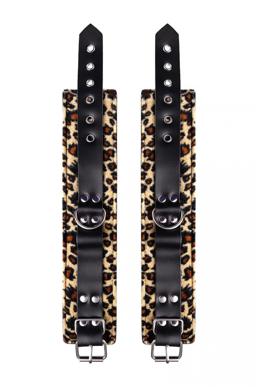Anonymo BDSM Ayak Kelepçe #0152, PU deri, baskılı, 27 cm