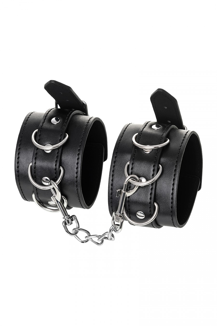 Anonymo BDSM Ayak Kelepçe #0153, PU deri, siyah, 26,5 cm