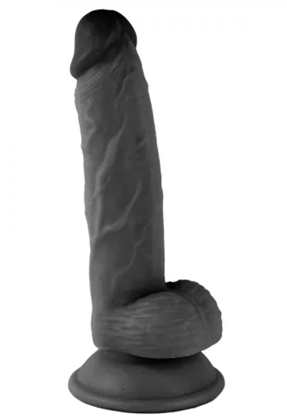 7.1” Realistik Dildo Siyah 18 cm
