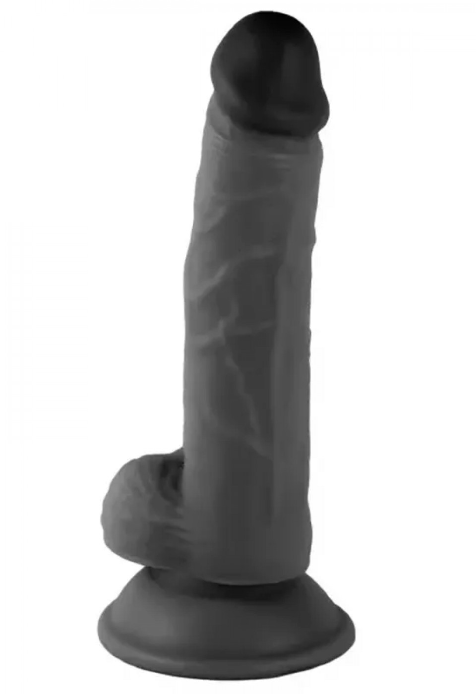 7.1” Realistik Dildo Siyah 18 cm