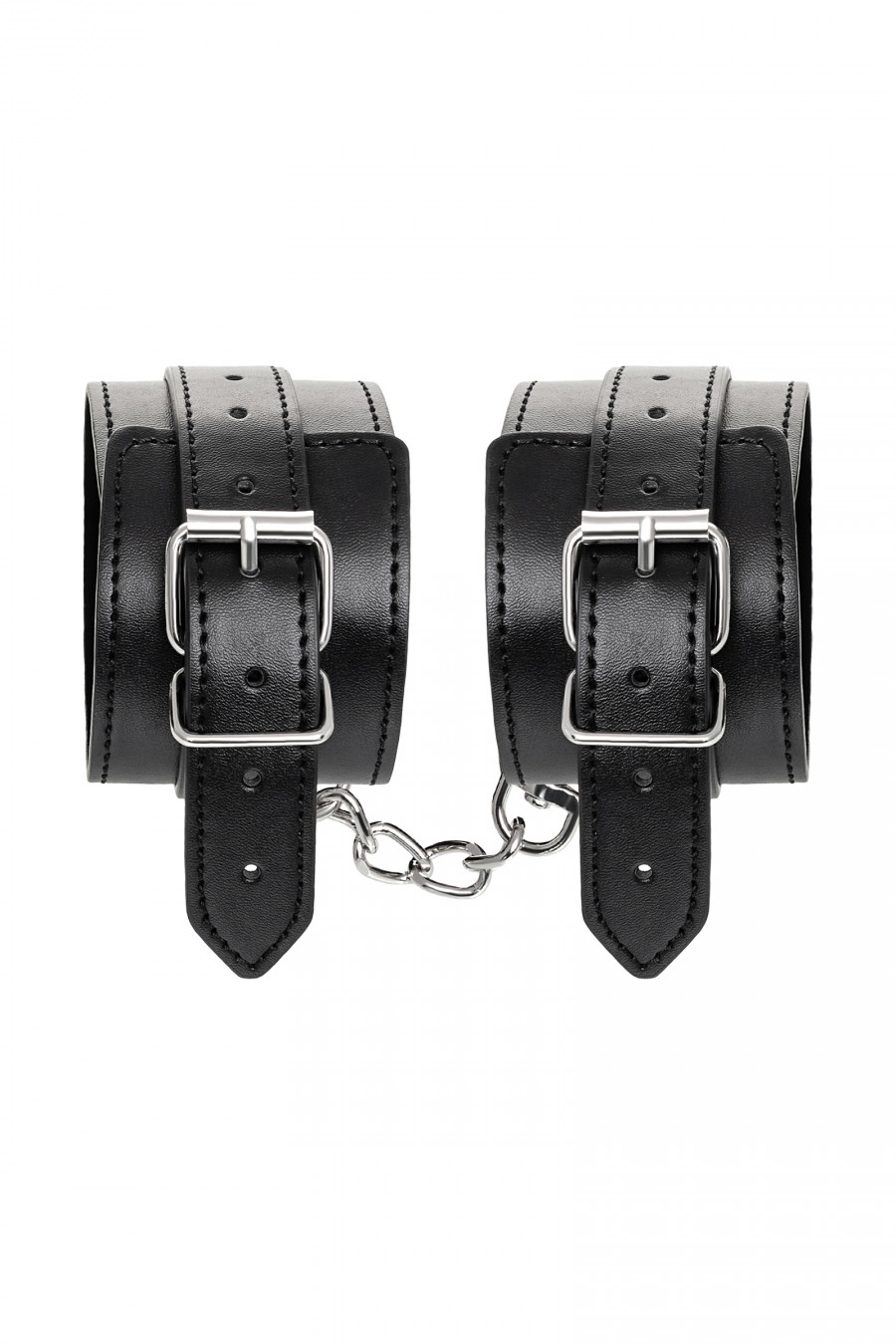 Anonymo BDSM Ayak Kelepçe #0153, PU deri, siyah, 26,5 cm