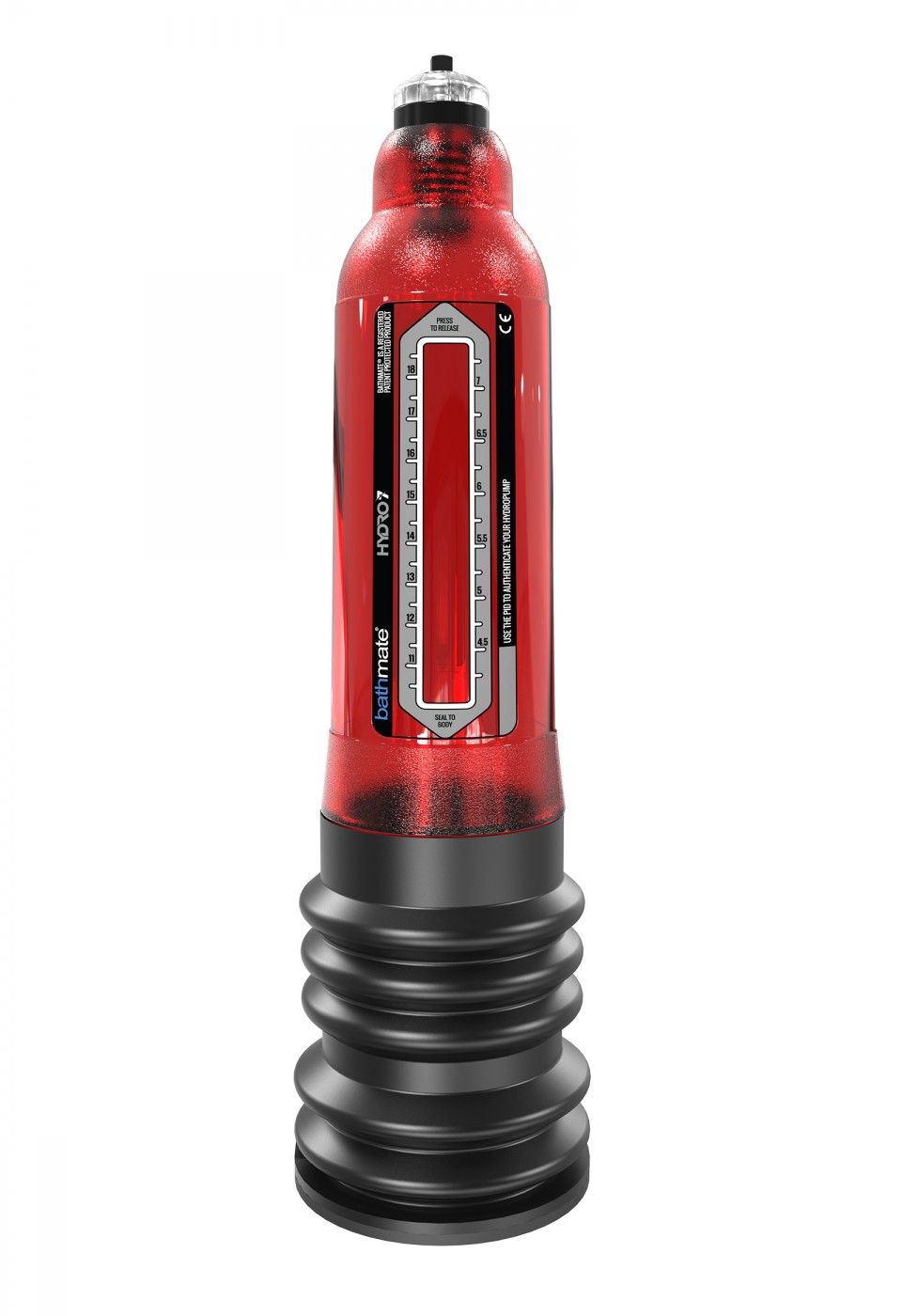 Bathmate HYDRO7 hidrolik pompa, ABS plastik, kırmızı, 30 cm (Hercules analog)