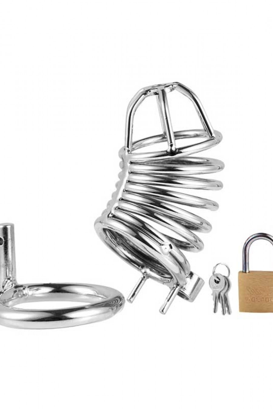 BDSM Paslanmaz Çelik Penis Kafesi ModelNo3