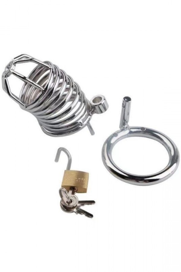 BDSM Paslanmaz Çelik Penis Kafesi ModelNo3