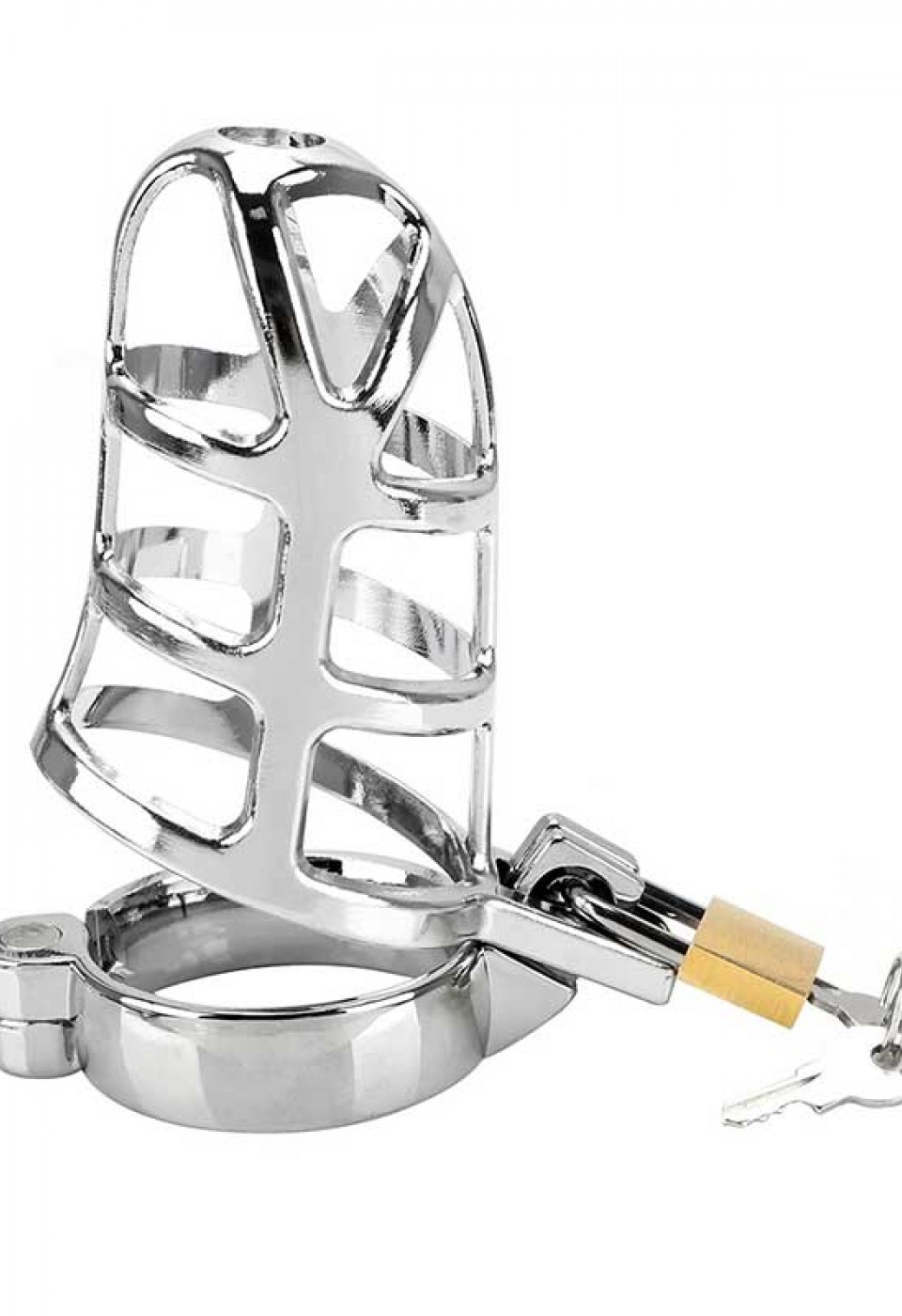 BDSM Paslanmaz Çelik Penis Kafesi ModelNo4
