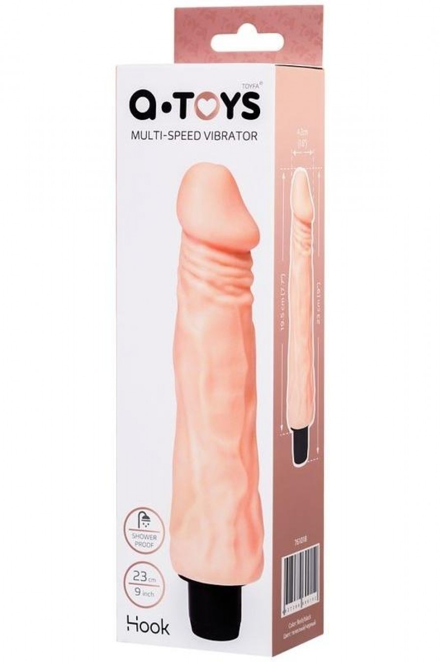 Hook Realistik Dildo TPE Ten  23 cm