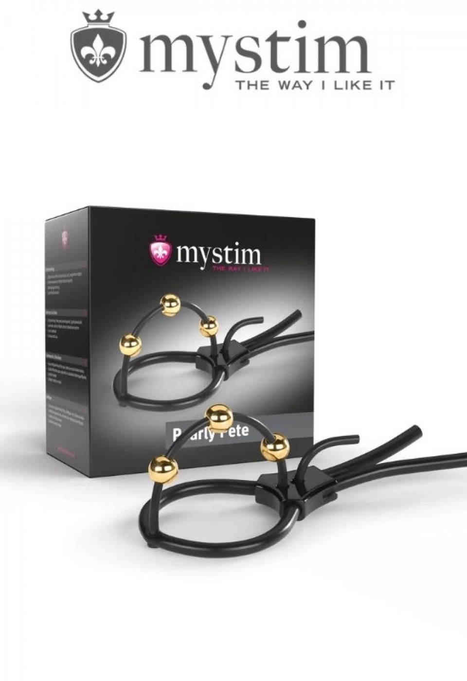 Mystim Pearly Pete Elektrik Penis Halkası