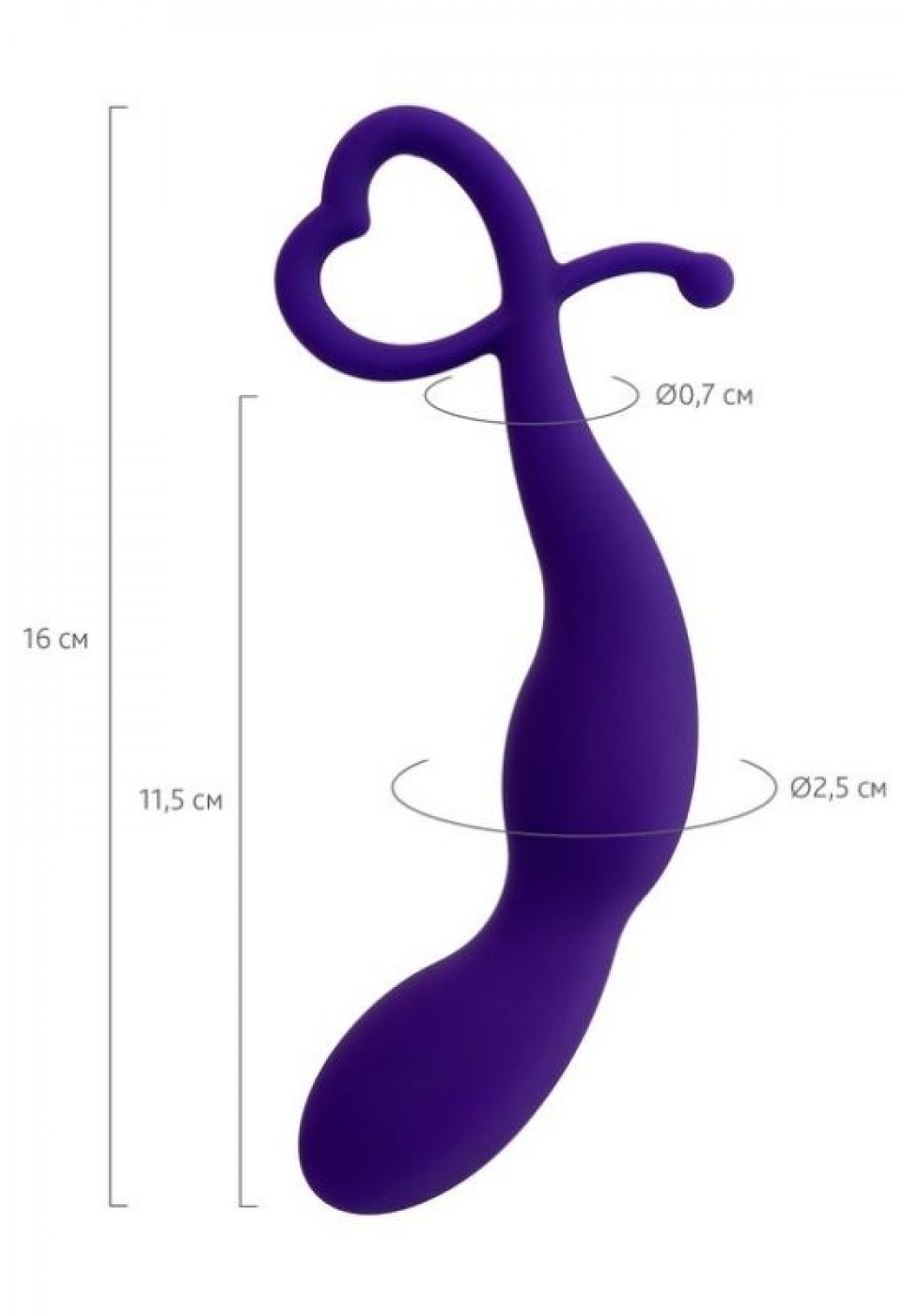 Wlap Anal Plug mor 16 cm