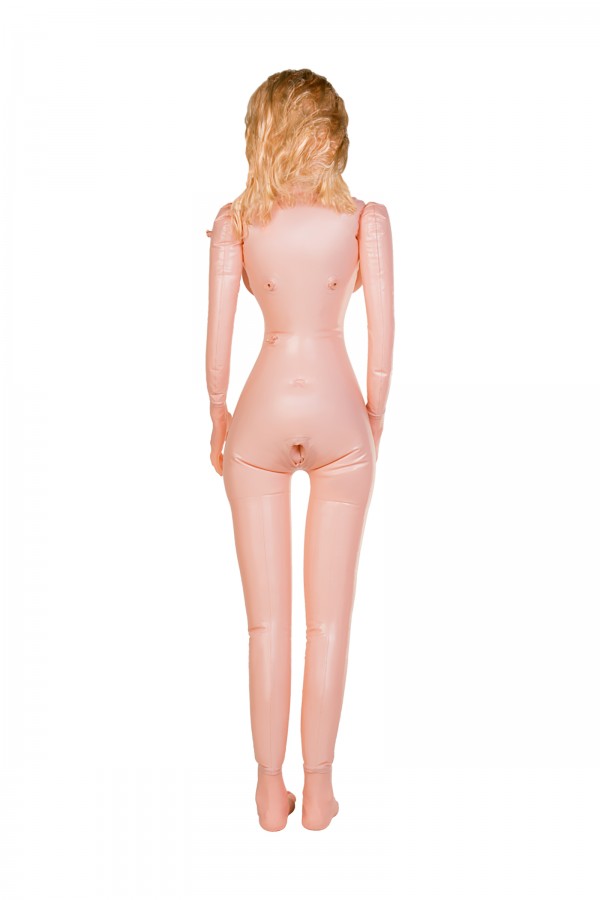 Dolls-X  Arianna Gerçekçi Kafa Şişme Bebek, iki delikli , sarışın