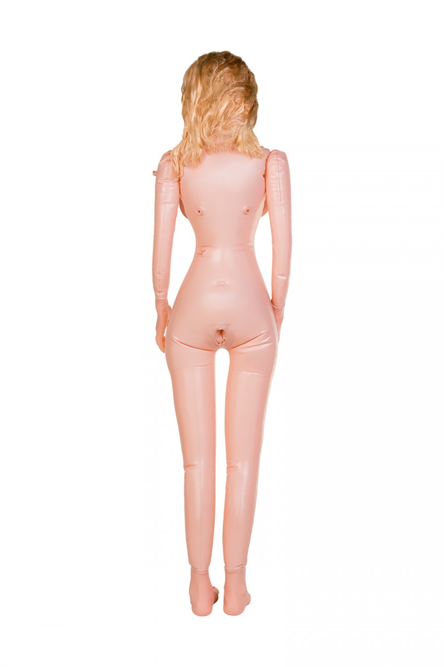 Dolls-X  Arianna Gerçekçi Kafa Şişme Bebek, iki delikli , sarışın