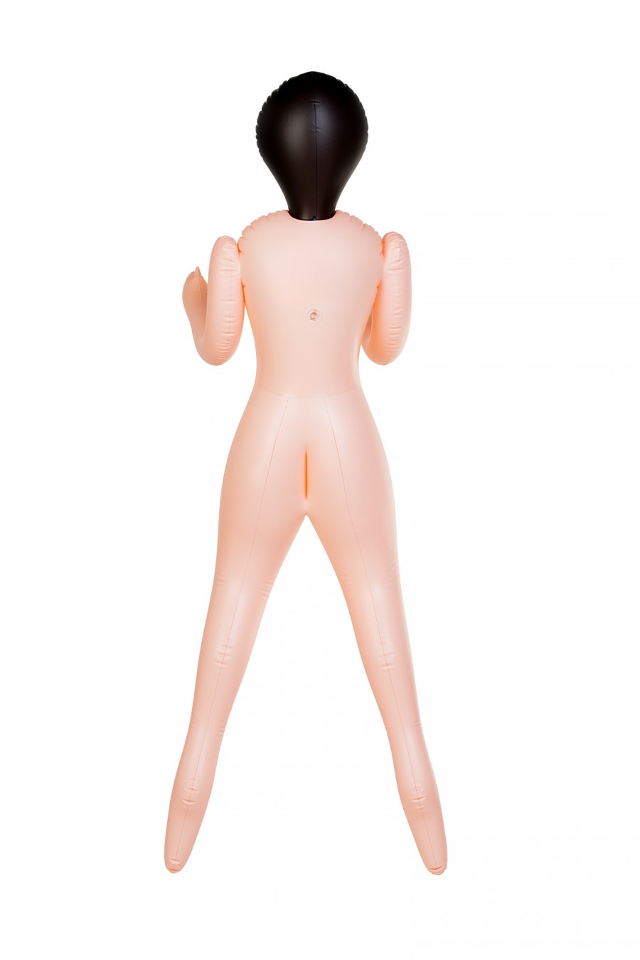 Dolls-X Jennifer şişme bebek, kahverengi saçlı, iki delikli, 160 cm