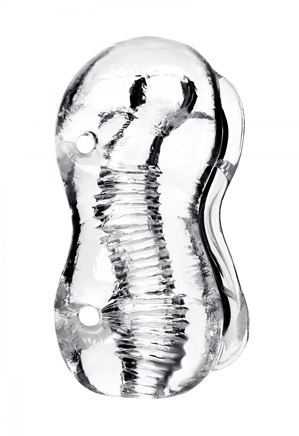Lingam Masturbator Indira, TPE, Şeffaf, 14 cm