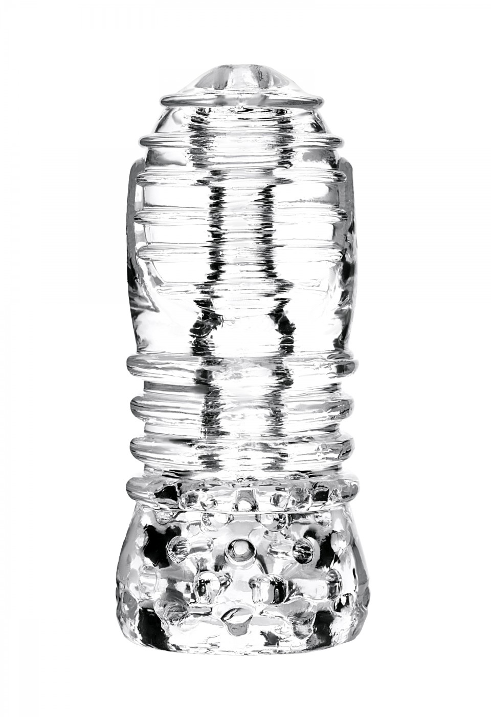 Lingam Masturbator , Savitri, TPE, Şeffaf, 14 cm