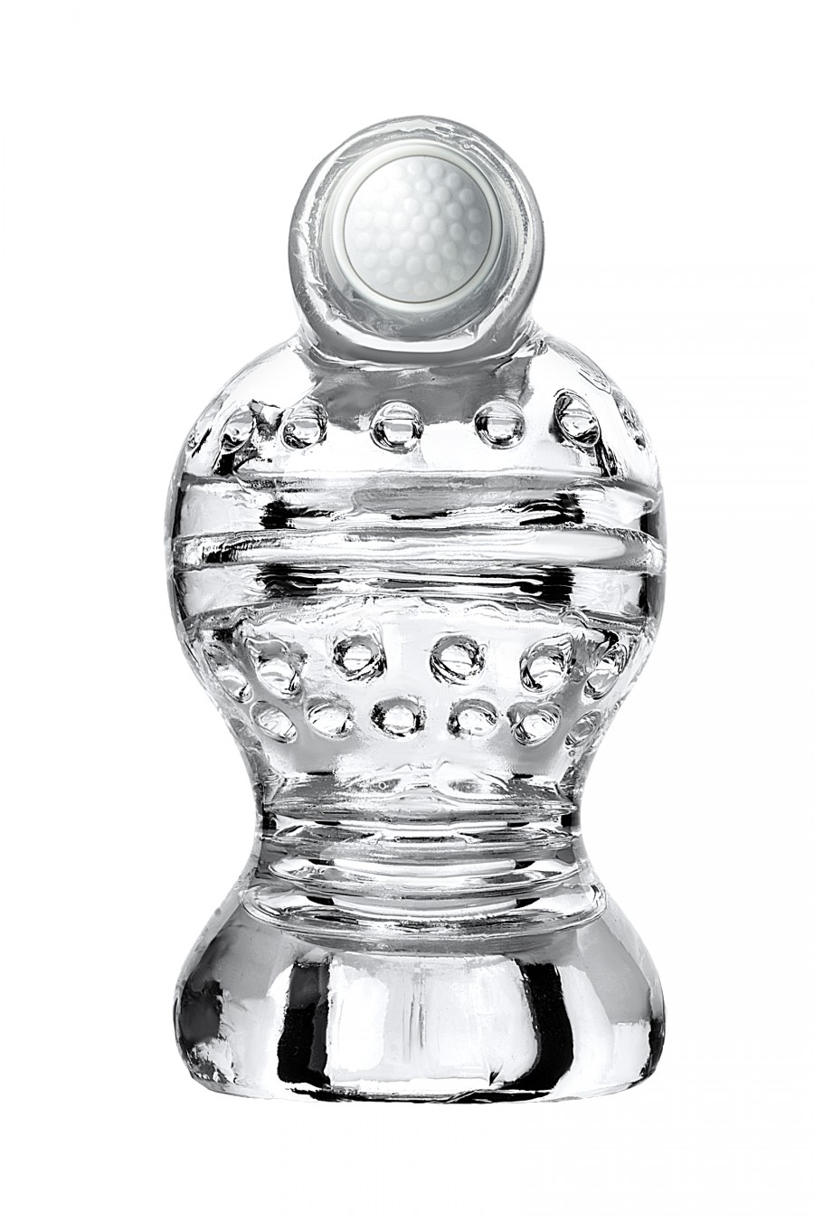 Lingam Masturbator ,Shakti, TPE, Şeffaf, 9 cm