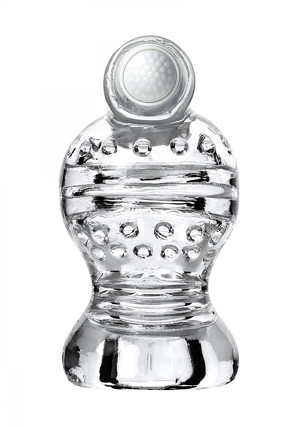Lingam Masturbator ,Shakti, TPE, Şeffaf, 9 cm