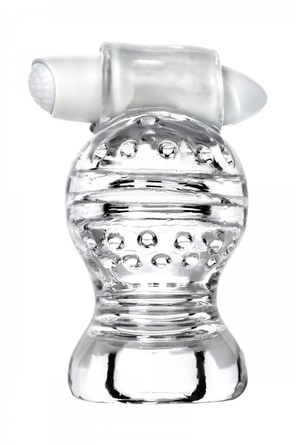 Lingam Masturbator ,Shakti, TPE, Şeffaf, 9 cm