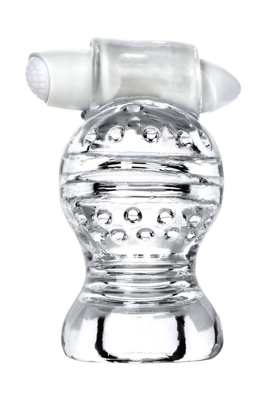 Lingam Masturbator ,Shakti, TPE, Şeffaf, 9 cm