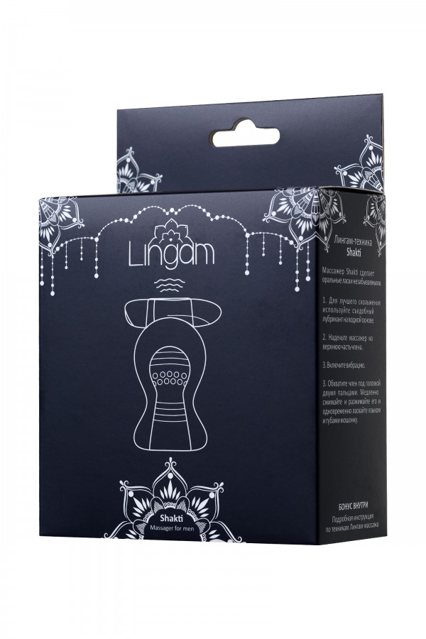 Lingam Masturbator ,Shakti, TPE, Şeffaf, 9 cm