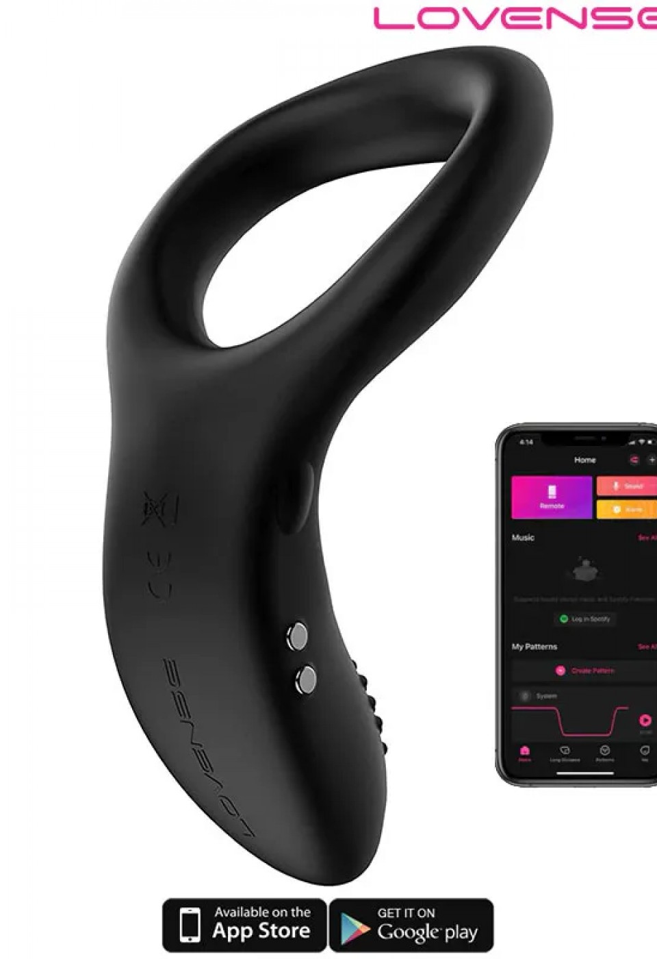 Lovense Diamo Penis Halkası App Controlled