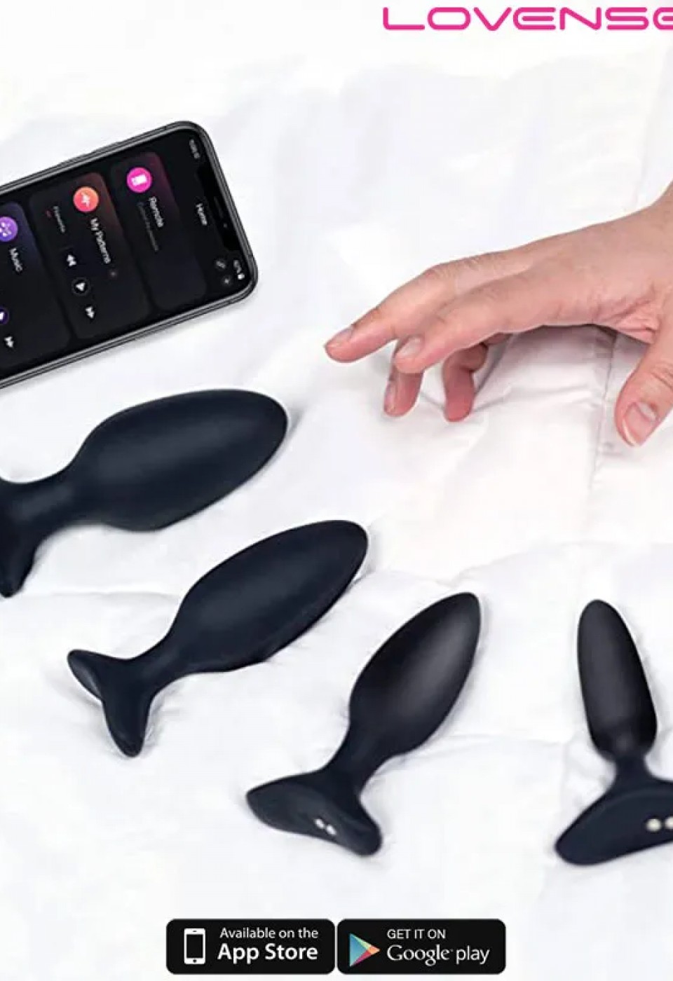 Lovense HUSH 2 Anal Plug 1.5" App Controlled