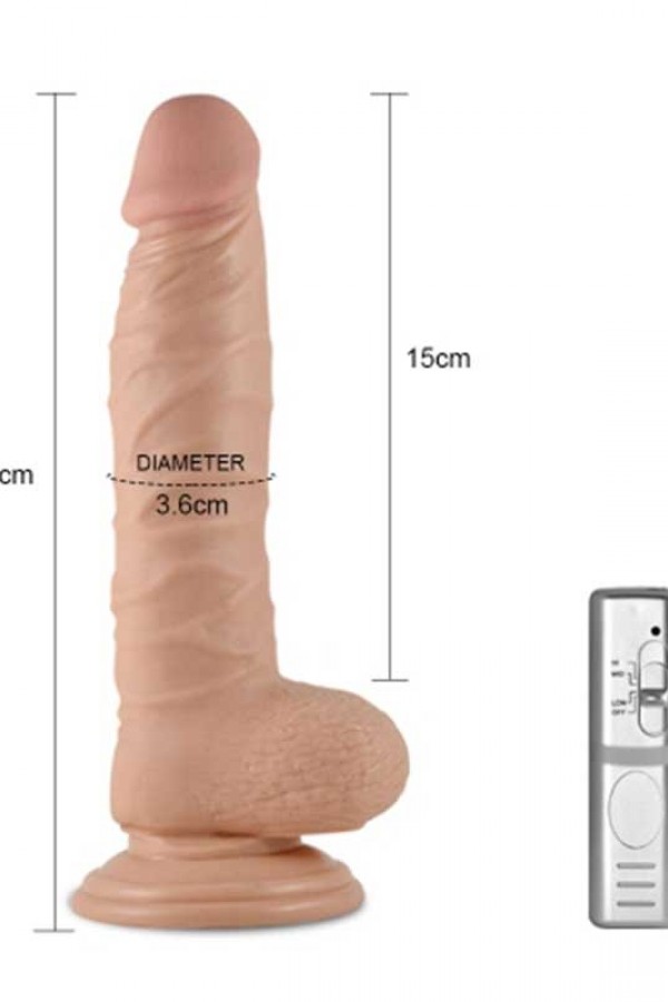 LoveToy Titreşimli Penis 21 cm