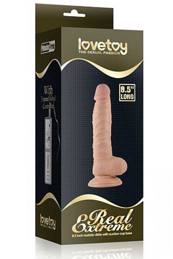 LoveToy Titreşimli Penis 21 cm