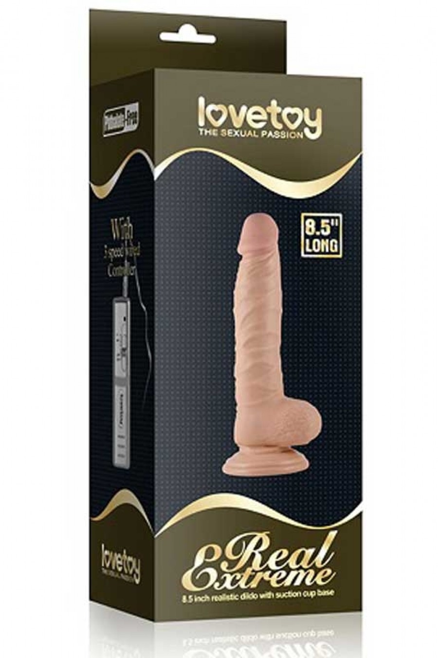 LoveToy Titreşimli Penis 21 cm