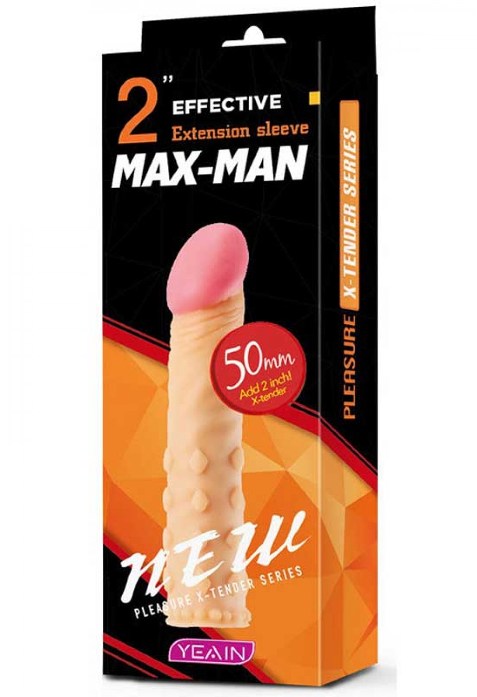 Max Man 50mm Dolgulu Penis Kılıfı YN0049