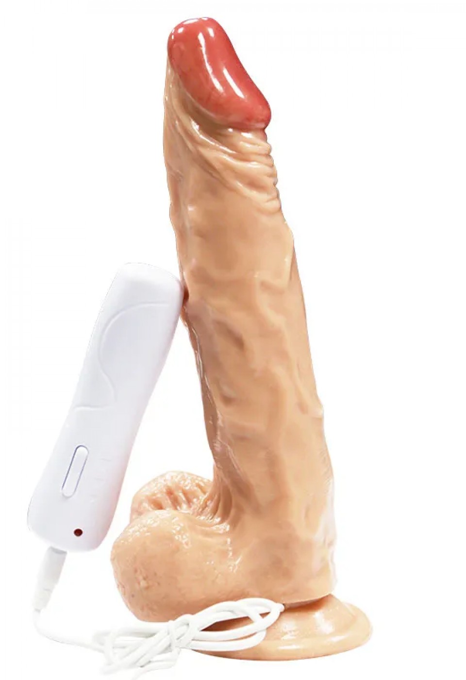 Gerçekçi Titreşimli Dildo 25 cm