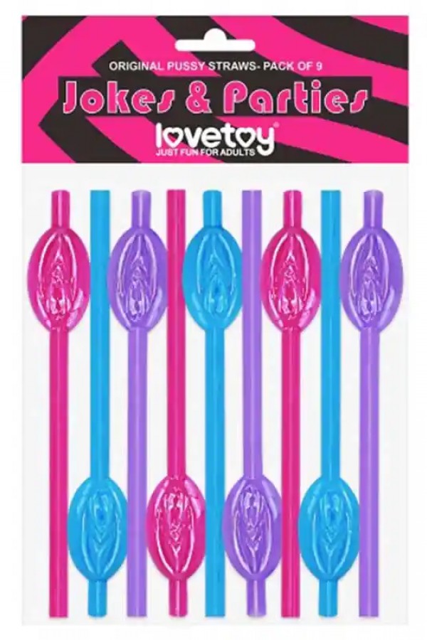Pussy Straws Vajina Pipet 9 Adet