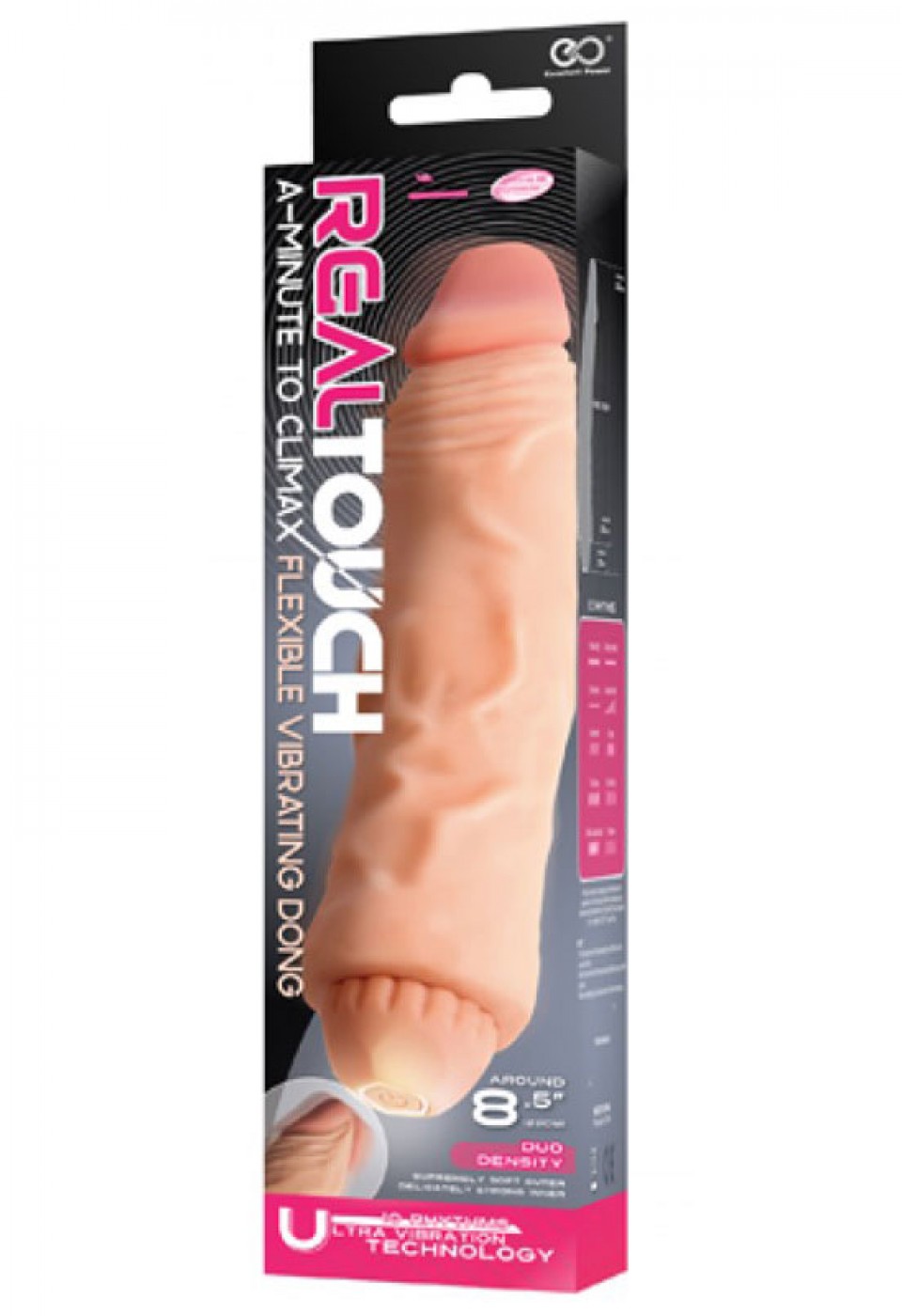 Real Touch Çift Katmanlı 21.5cm Vibratör