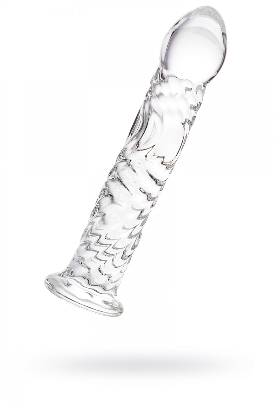 Sexus Glass Cam Dildo, Şeffaf,16,5 cm