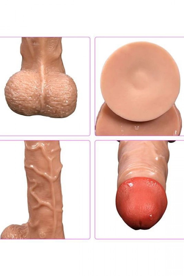 Shequ Bronte Şarjlı Döner Başlı Realistik Dildo Uzaktan Kumandalı 20.5 cm