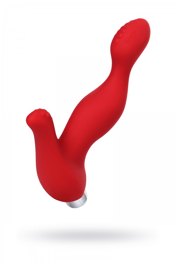 Proman prostat stimülatörü, silikon, kırmızı, 12,5 cm