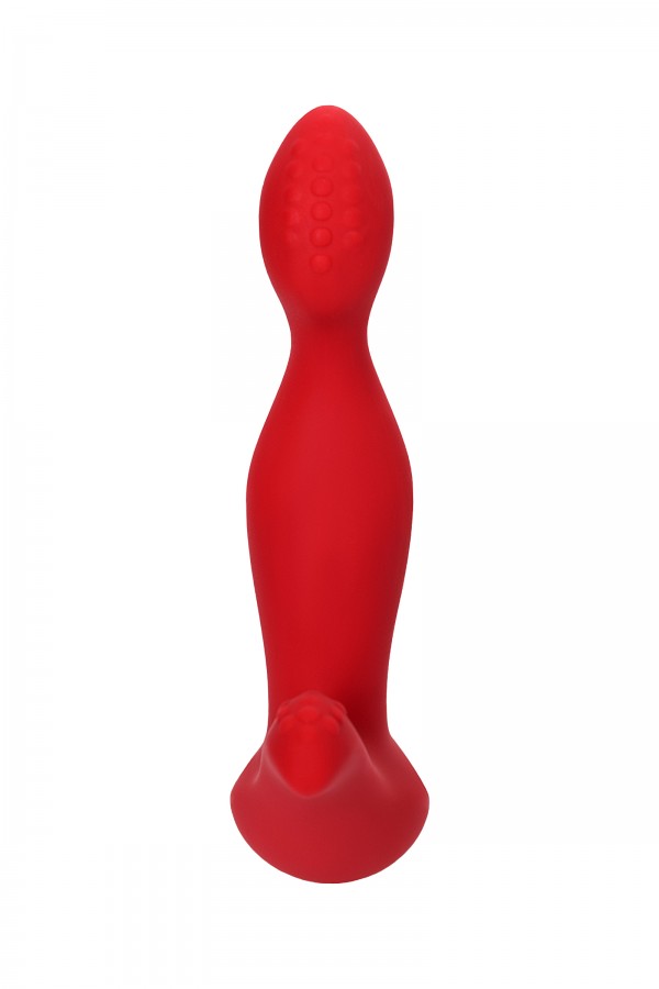 Proman prostat stimülatörü, silikon, kırmızı, 12,5 cm