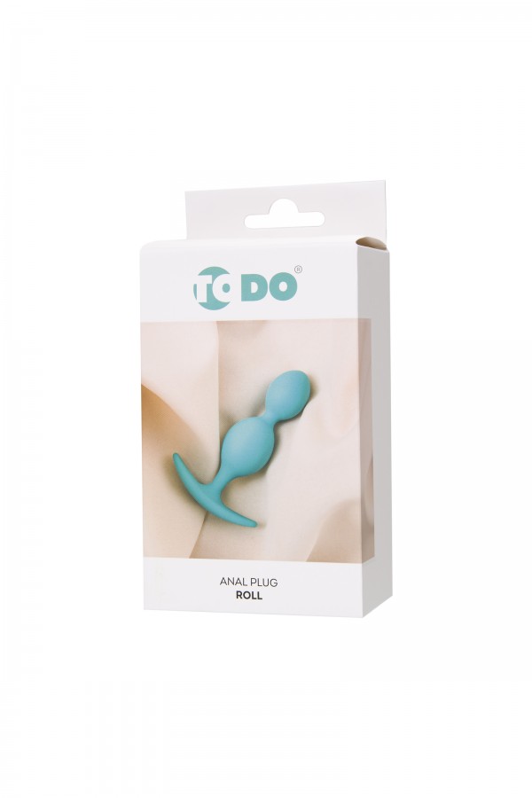 Roll Anal Plug, Silikon, Nane, 9,2 cm, Ø 2,7 cm
